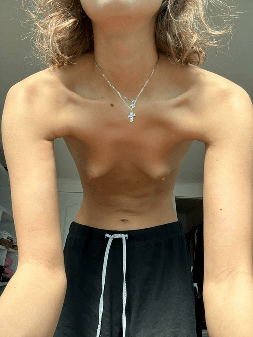 I wish older guys were into skinny girl with no boobs