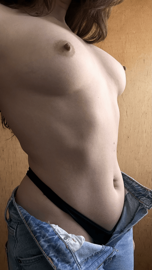 Not busty but I love to show you my small boobs