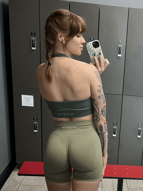 These shorts hug my butt just right