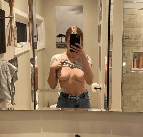 Always taking nudes in other people’s bathrooms ?