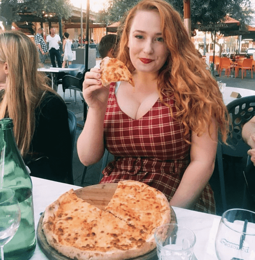 Pizza and Boobs - IG: @stylebyrhiannon