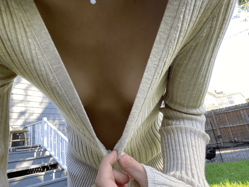 Down my dress with lil boobs ? still hot?