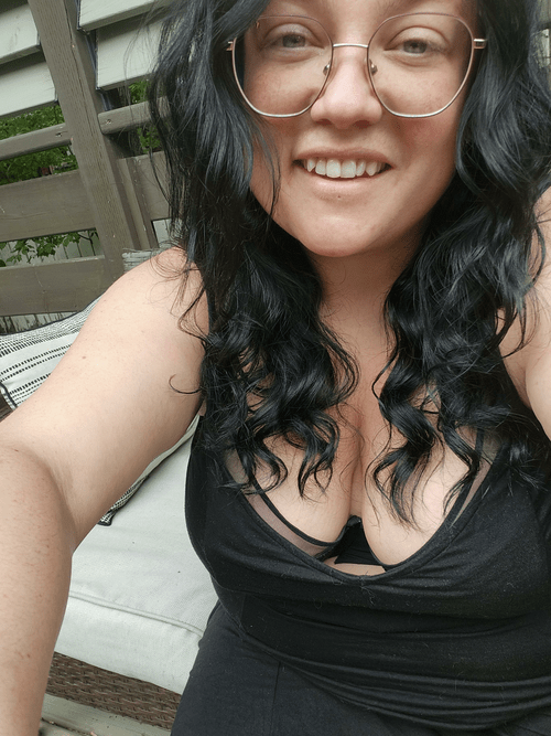 This bra always peeks out