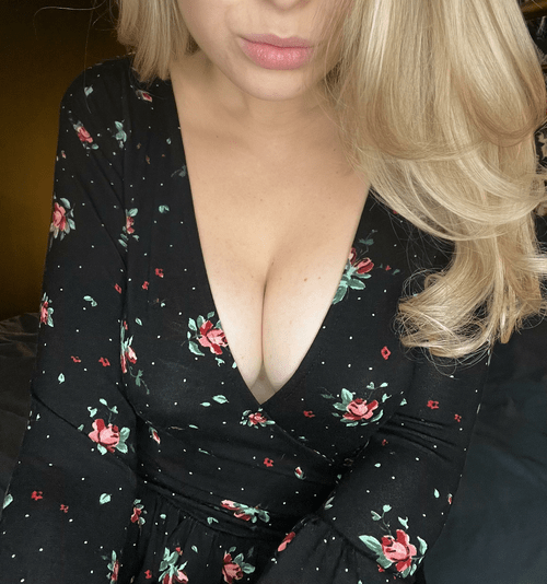 This top is a bit low cut