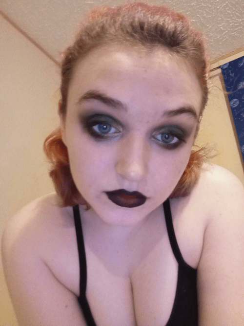 Just trying to make your day better with my cleavage