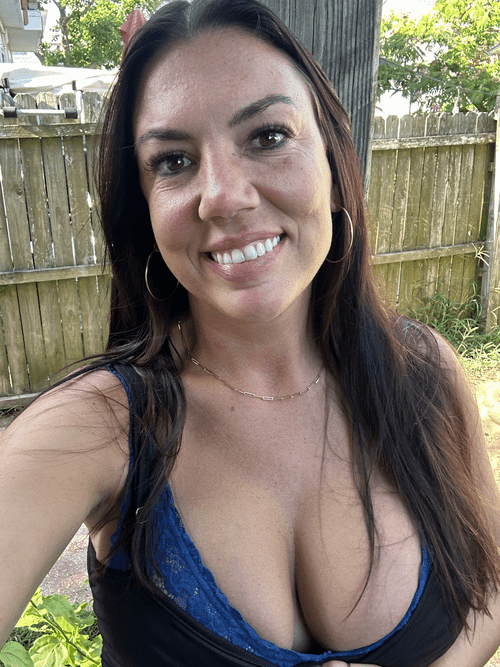 Close up of my cleavage