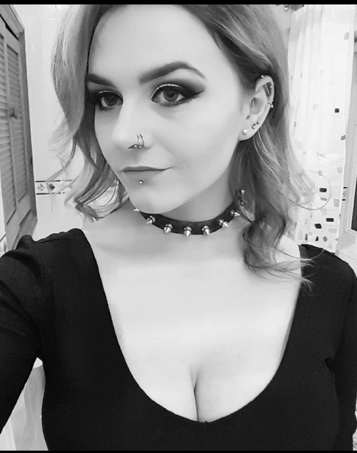 Goth Cleavage