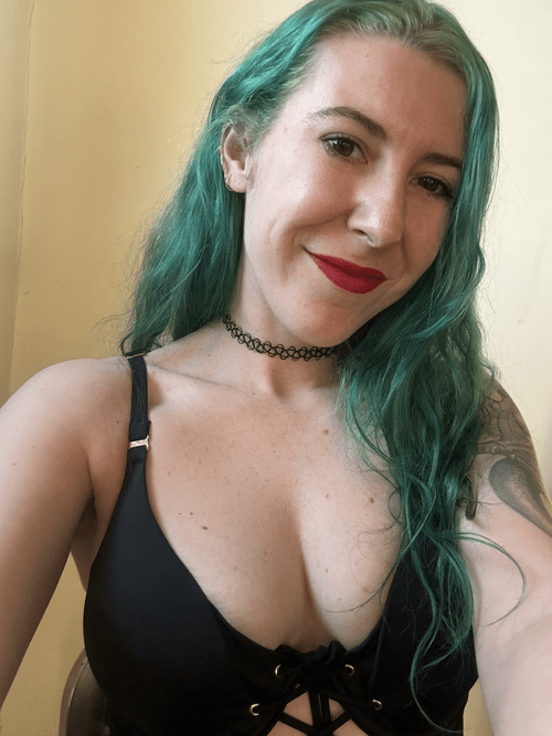 Cute cleavage