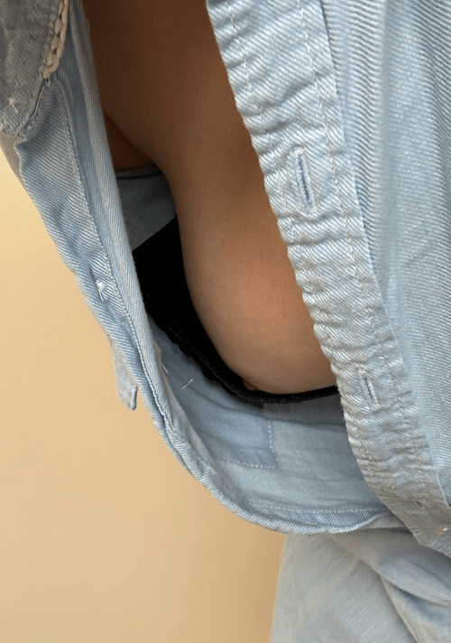 This blouse always comes unbuttoned at work, do you think it bothers my colleagues?