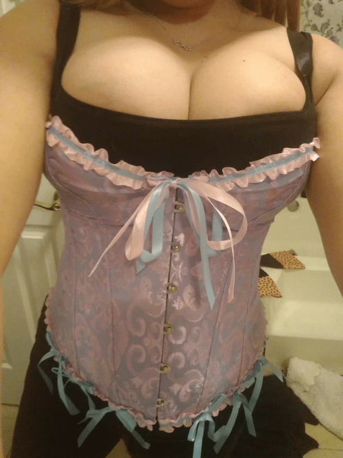 A corset can always increase that cleavage