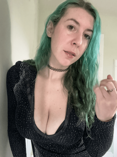 Busty in black