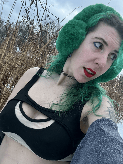 Chilly cleavage