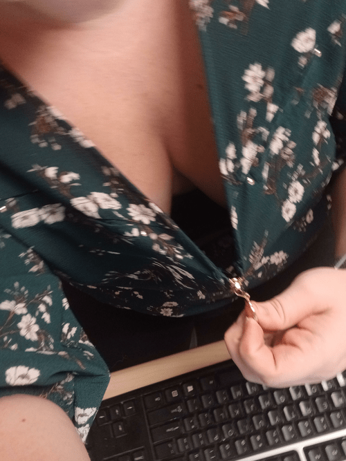 A rare thing- I'm wearing a bra today