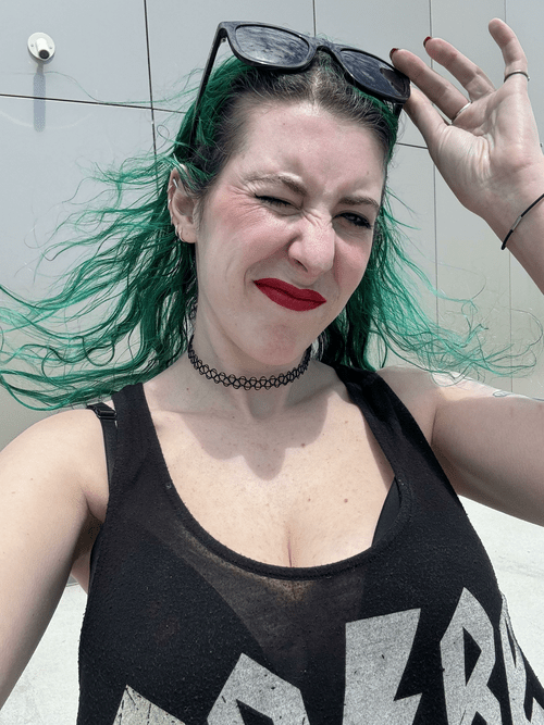 Selfie in the sun