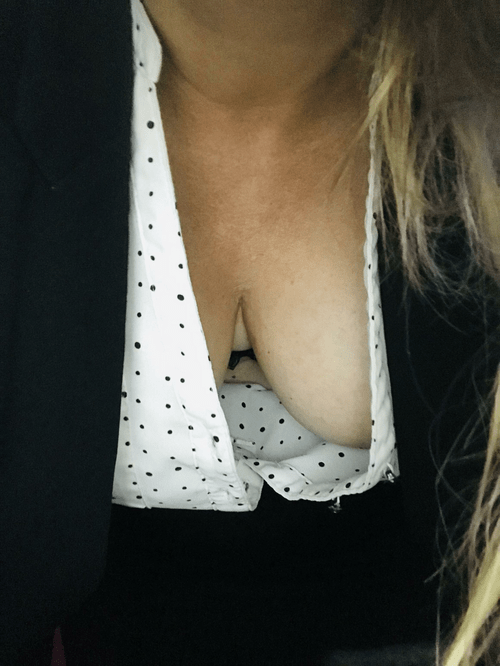 My bra and buttons are underperforming at work..