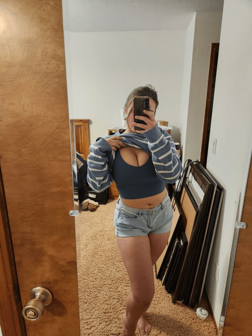 Can I show you my cleavage?