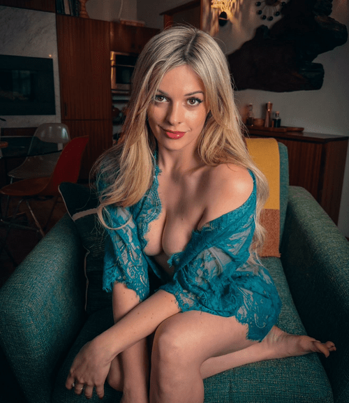 My cleavage may be small, but you could still get your nose stuck in it