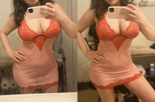 Some low cut lingerie for this slut (18f)