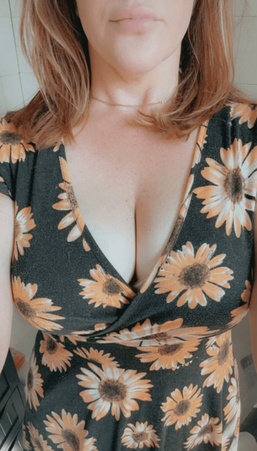 Redhair and sunflowers