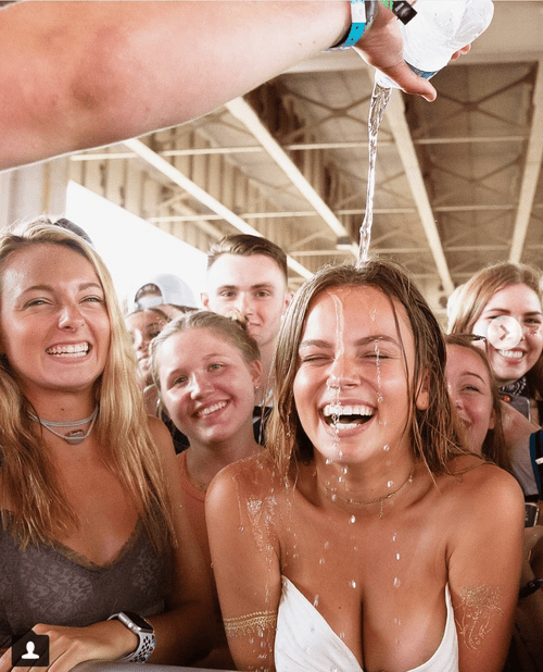 Cooling off at Forecastle