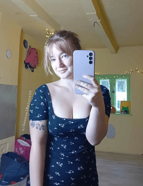 The perfect dress to show off some cleavage