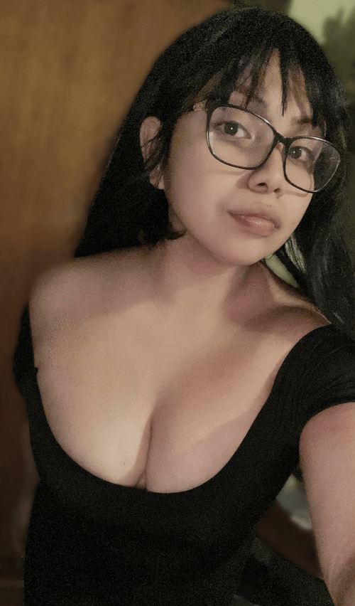 I am just happy to show you my cleavage