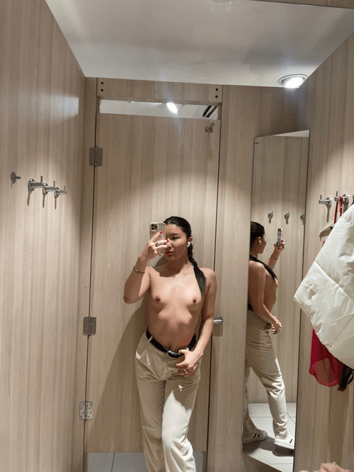 Would you like to have sex with me in the fitting room?