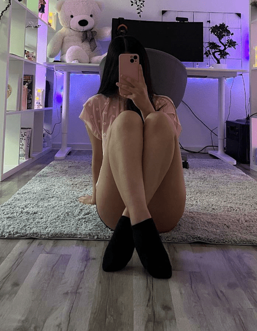 My bear isn’t good at hiding~