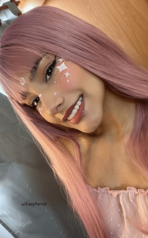 Could you creampie an e girl with pink hair?