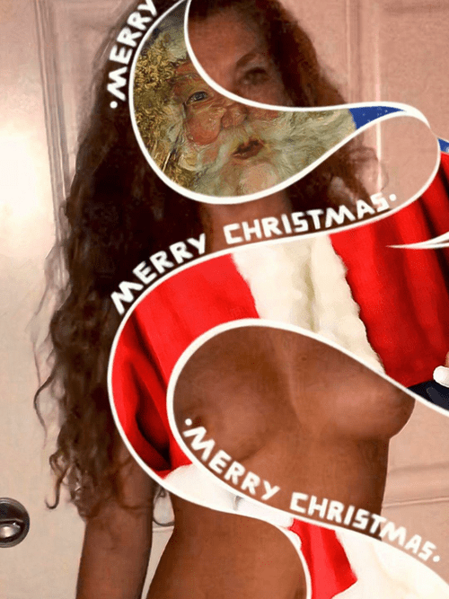 It’s Christmas themed sexy photoshopping