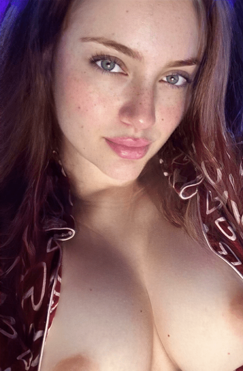 No bra, no panties, just pj’s