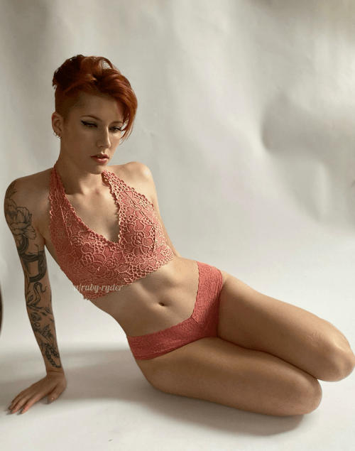 This bralette is the first piece of cute lingerie I ever got