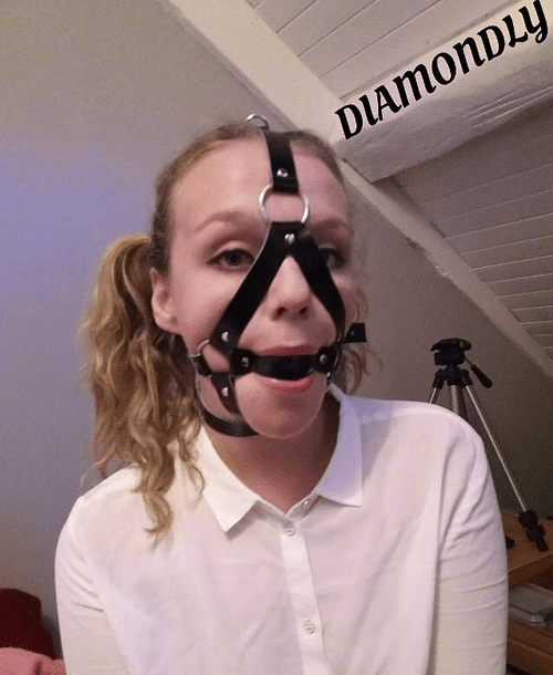 This harness gag fits her perfectly. Definitely worth getting it custom made (xpost /r/harnessgags)