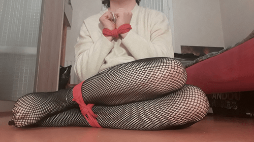 Small amateur sissy selfbondage, hope you'll like it ðŸ˜³