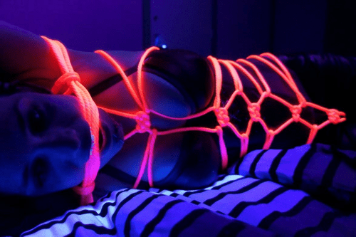 Iâ€™ve always wanted to do a scene with glow in the dark ropes.. maybe one day