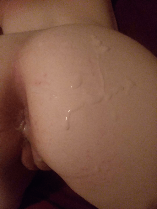 Cum all over my ass ðŸ™ˆ