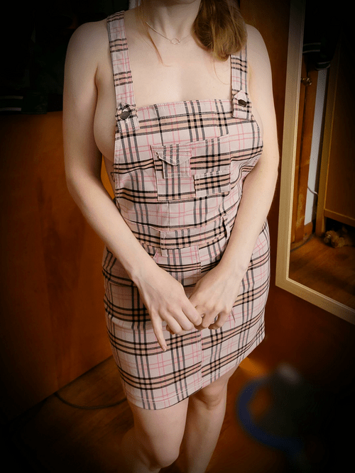 Braless, bottomless, and ready for bareback