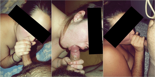 I did this for my bf enjoyment: Me sucking three different guys ;)