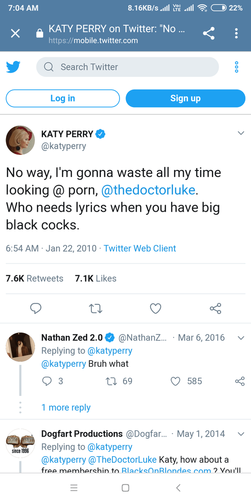 Actual Katy Perry Tweet!