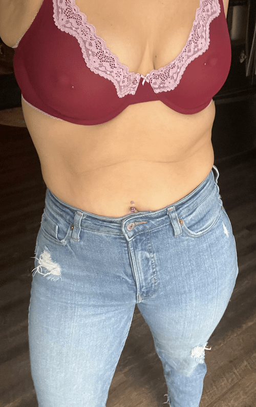 There is just something about jeans and tits ?