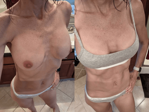 Fit and sexy wifey loves showing off her boobs