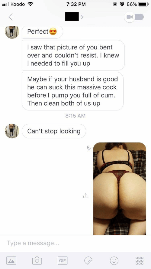 I've been chatting with some guys from this site on kik, and didn't think it was worth sharing until I saw posts like these here. Enjoy, I know my man does ðŸ˜‹!