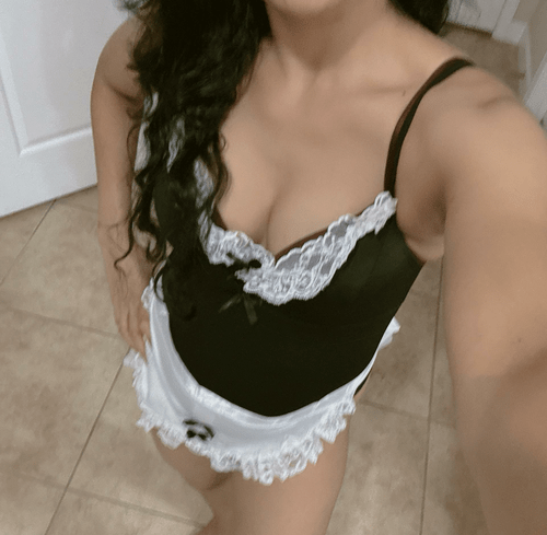 My wife’s slutty maid costume  !!