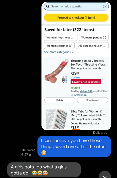 A girls gotta do what a girls gotta do