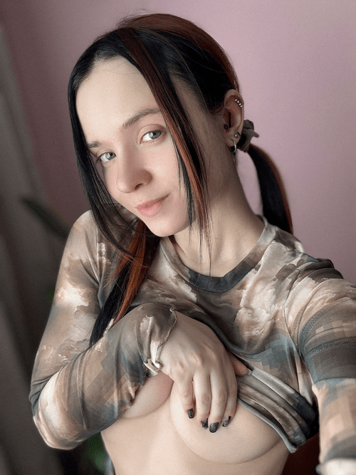 The happiest naughty lady