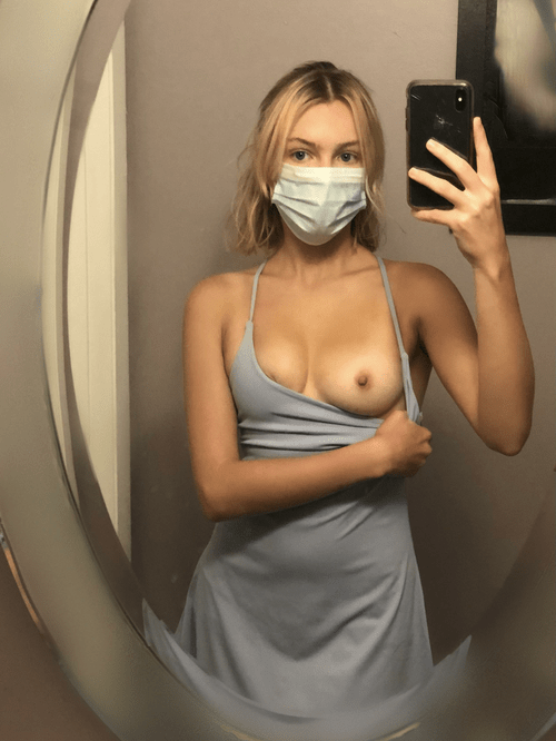 My titty and eyes are saying peek a boo