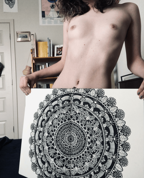 Lots of you have been asking about my art- hereâ€™s a doodle Iâ€™ve been working on (f21)