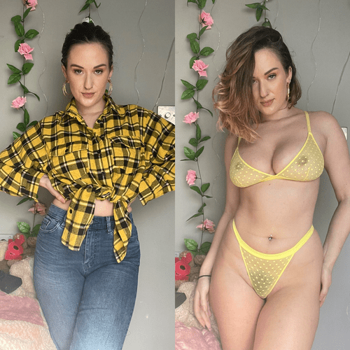 Sheer lingerie under casual clothes makes me feel naughty ?