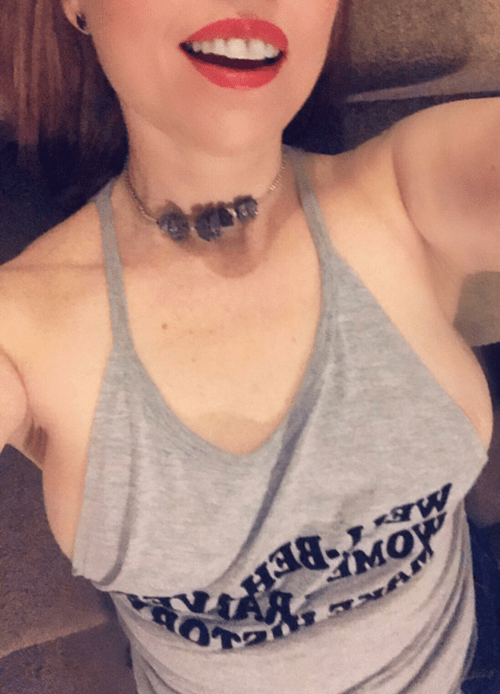 My t-shirt says...Well behaved woman (or moms on this sub) rarely make history ðŸ˜ˆ 48(f)