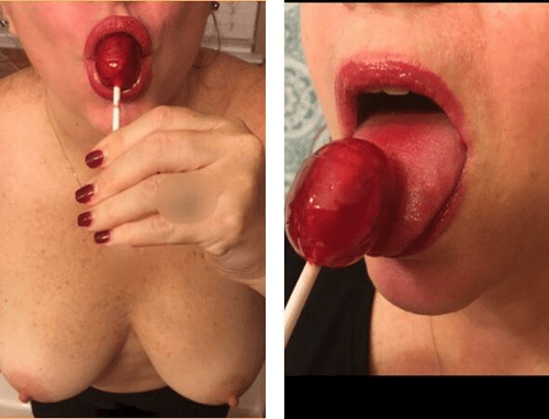 Lollipop and Lips. (F49) ðŸ˜œðŸ’‹